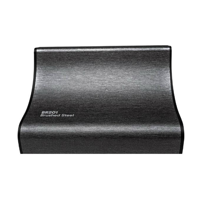 3M Wrap Film 2080-BR201 Textured Brushed Steel