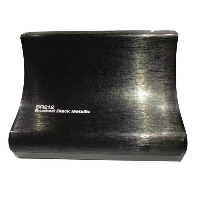 3M Wrap Film 2080-BR212 Textured Brushed Black Metallic
