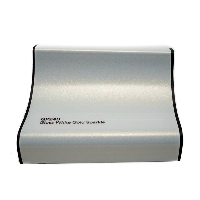 3M Wrap Film 2080-GP240 GLoss White Gold Sparkle