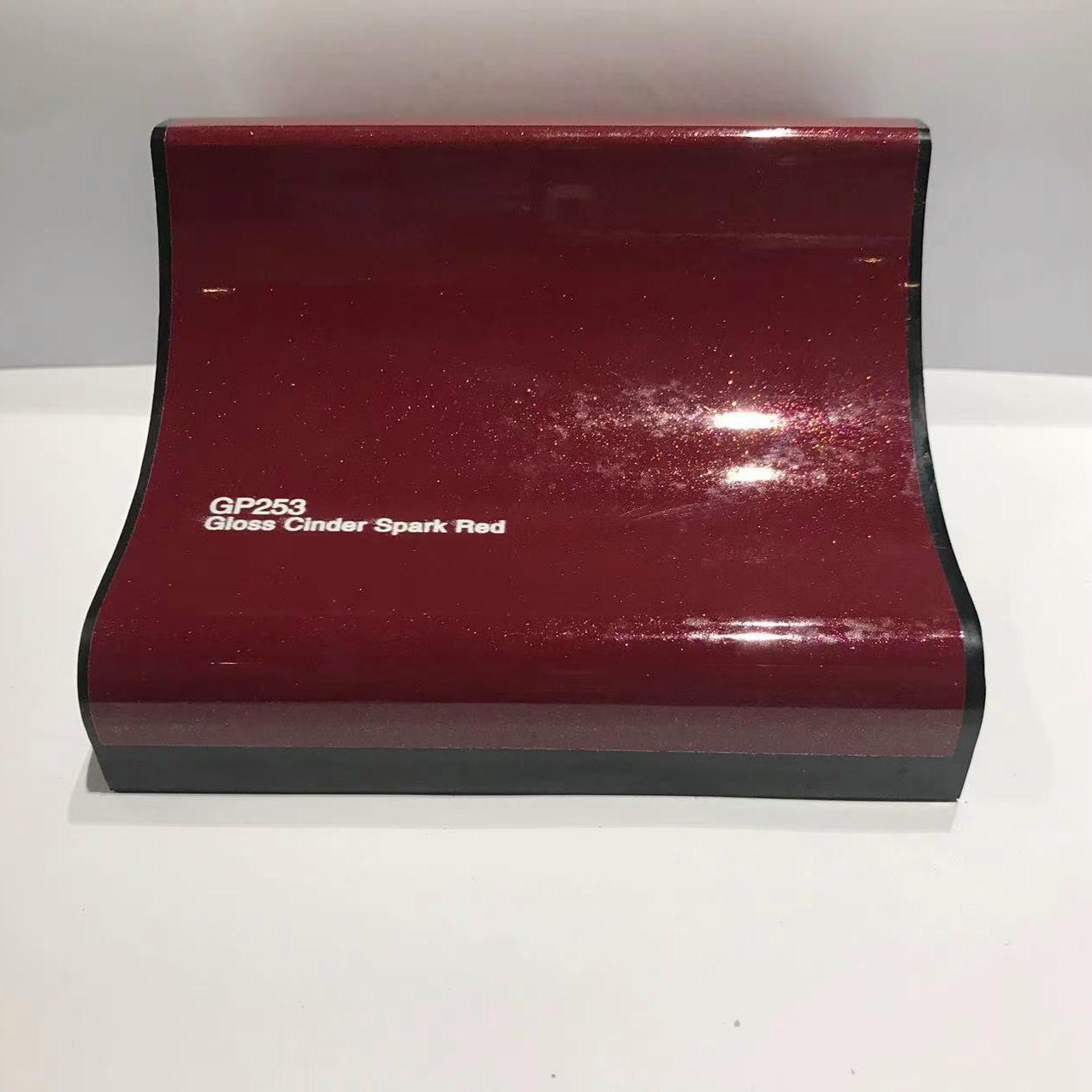 3M Wrap Film 2080-GP253 Gloss Cinder Spark Red