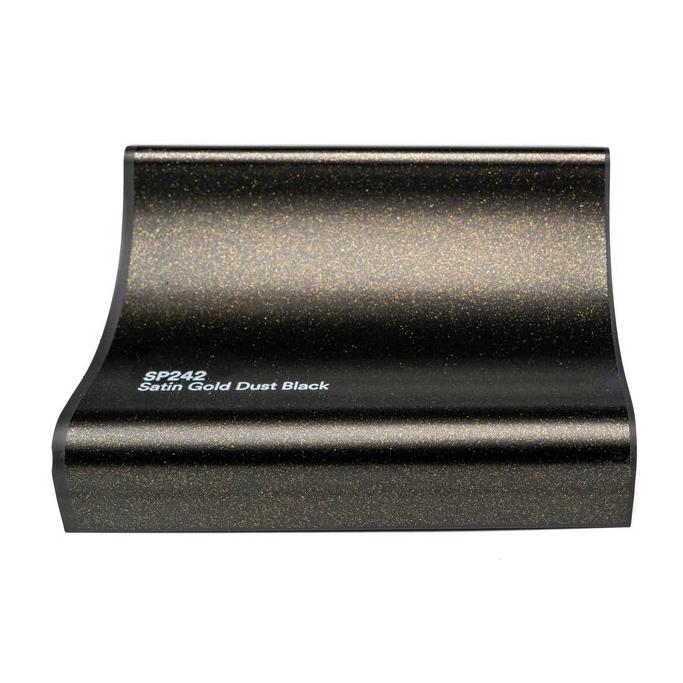 3M Wrap Film 2080-SP242 Satin Gold Dust Black