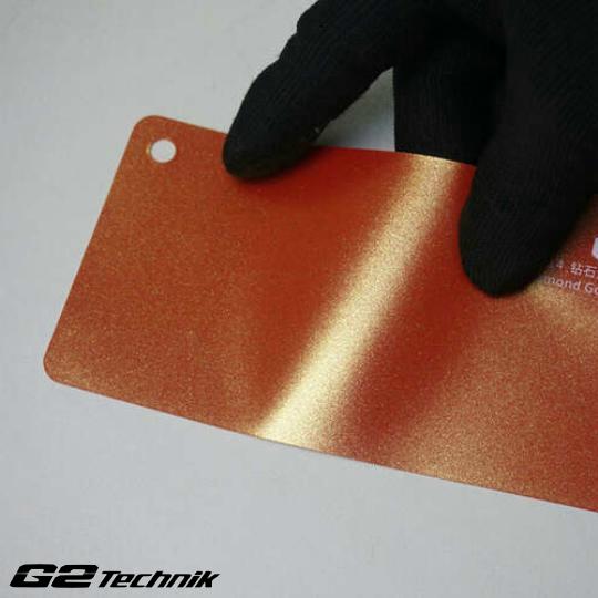 Diamond Gold Orange Vinyl Color Wrap Film