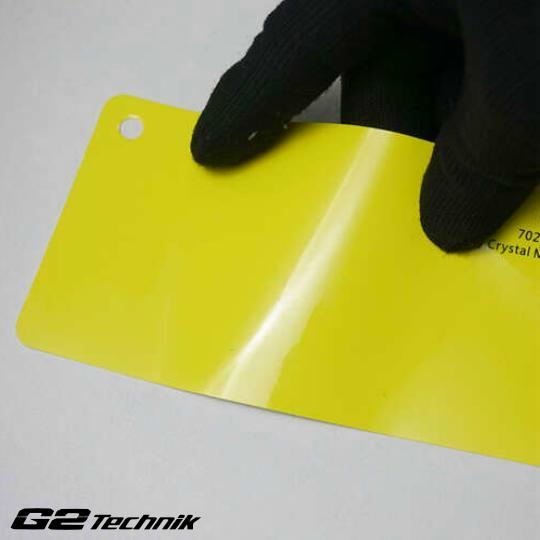Gloss Crystal Maize Yellow Vinyl Color Wrap Film