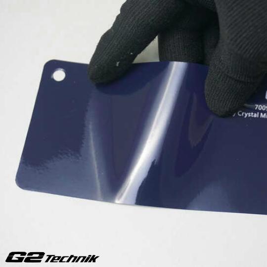 Gloss Crystal Midnight Blue Vinyl Color Wrap Film