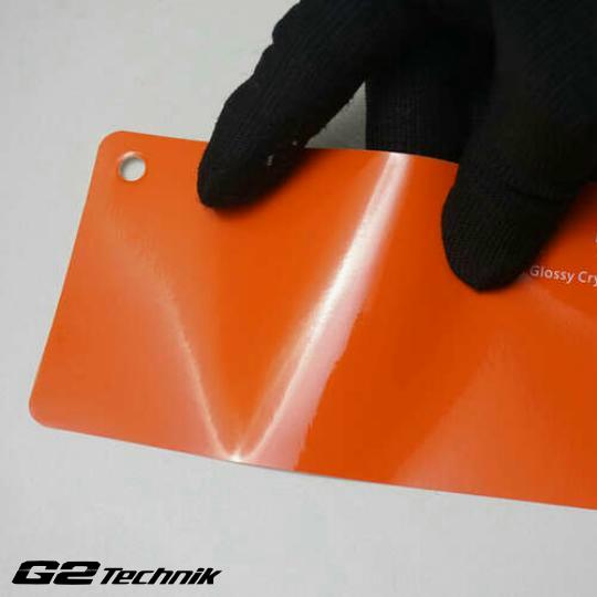 Gloss Crystal Orange Vinyl Color Wrap Film