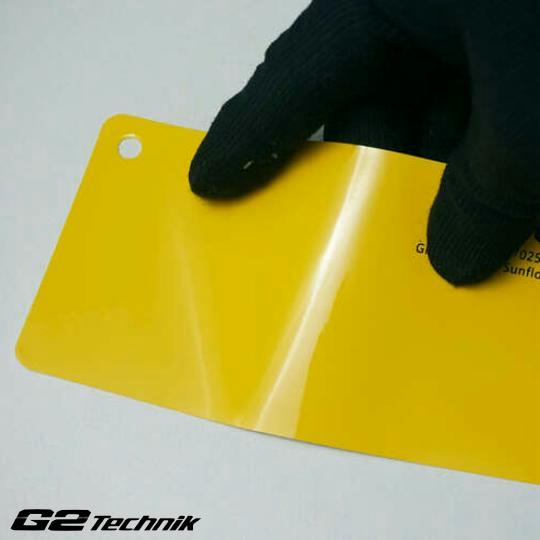 Gloss Crystal Sunflower Yellow Vinyl Color Wrap Film