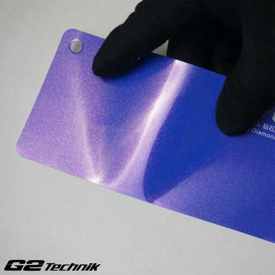 Gloss Diamond Blue Red Vinyl Color Wrap Film