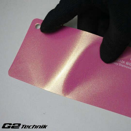 Gloss Diamond Gold Pink Vinyl Color Wrap Film