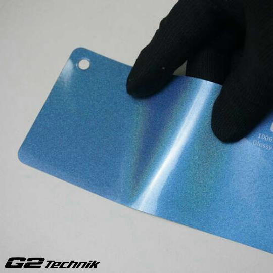 Gloss Laser Blue Vinyl Color Wrap Film