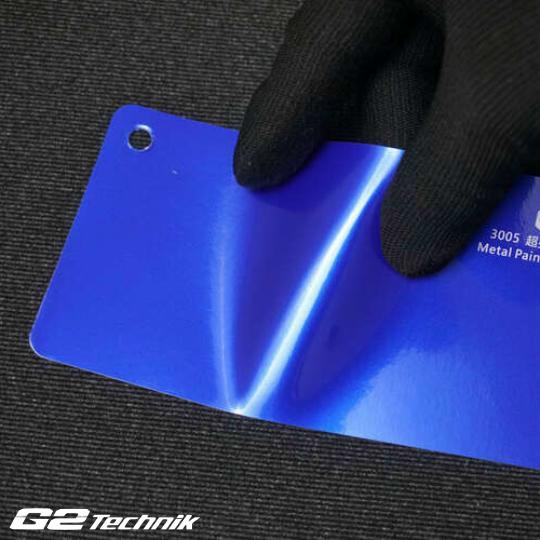 Gloss Metallic Deep Blue Vinyl Color Wrap Film