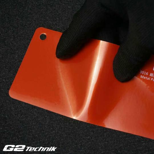 Gloss Metallic Orange Vinyl Color Wrap Film