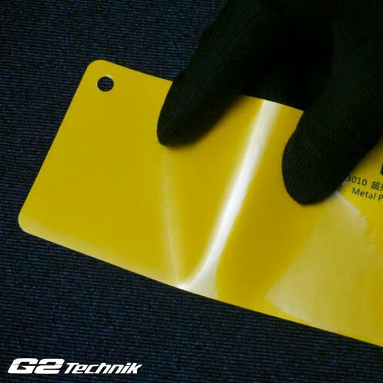 Gloss Metallic Yellow Vinyl Color Wrap Film