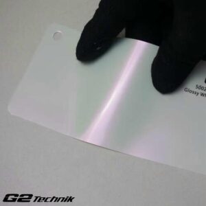 Gloss White Red Vinyl Color Wrap Film