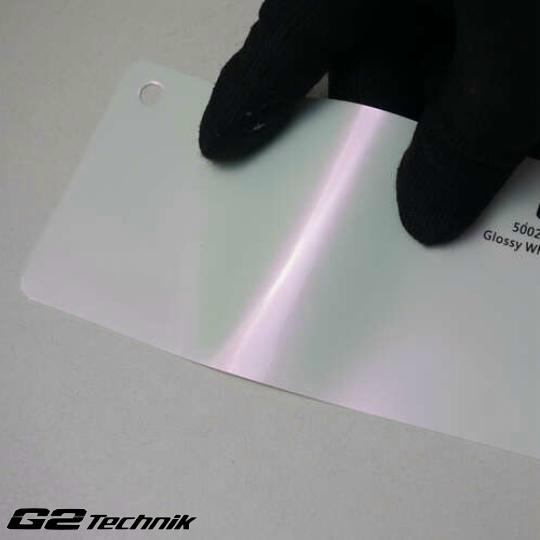 Gloss White Red Vinyl Color Wrap Film