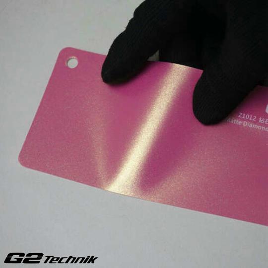 Matte Diamond Gold Pink Vinyl Color Wrap Film