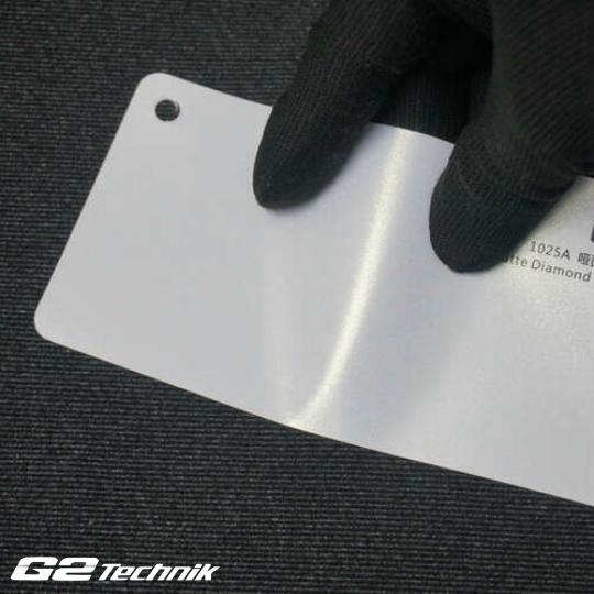 Matte Diamond Gold White Vinyl Color Wrap Film