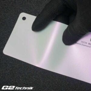 Matte Diamond Pink White Vinyl Color Wrap Film