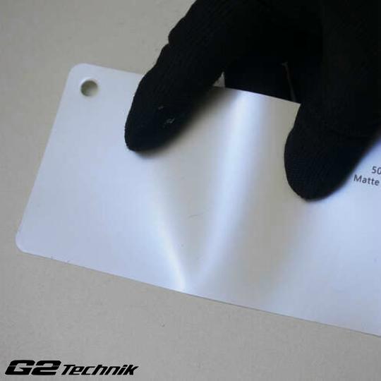 Matte White Blue Vinyl Color Wrap Film