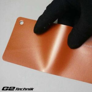 Metal Orange Vinyl Color Wrap Film