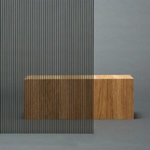 3M™ FASARA™ Glass Finishes Stripe SH2BKST Shutie Black