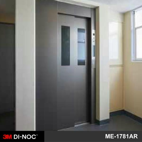 電梯貼膜 改色翻新 3M™DI-NOC 特耐裝飾膜 金屬系列 ME-1781AR