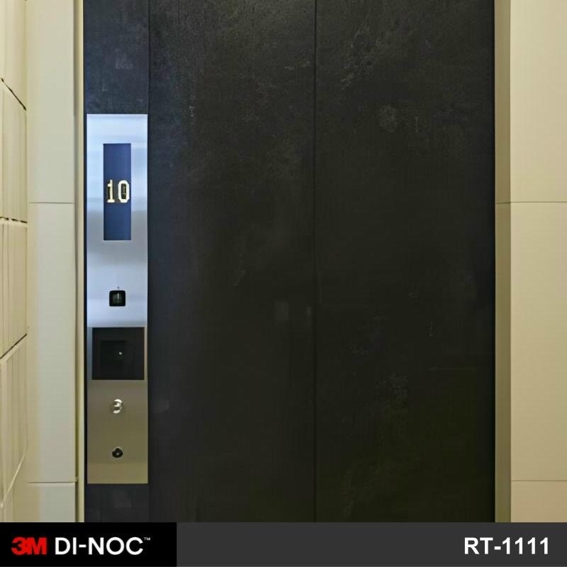 電梯貼膜 改色翻新 3M™DI-NOC 特耐裝飾膜 金屬系列 RT 1111