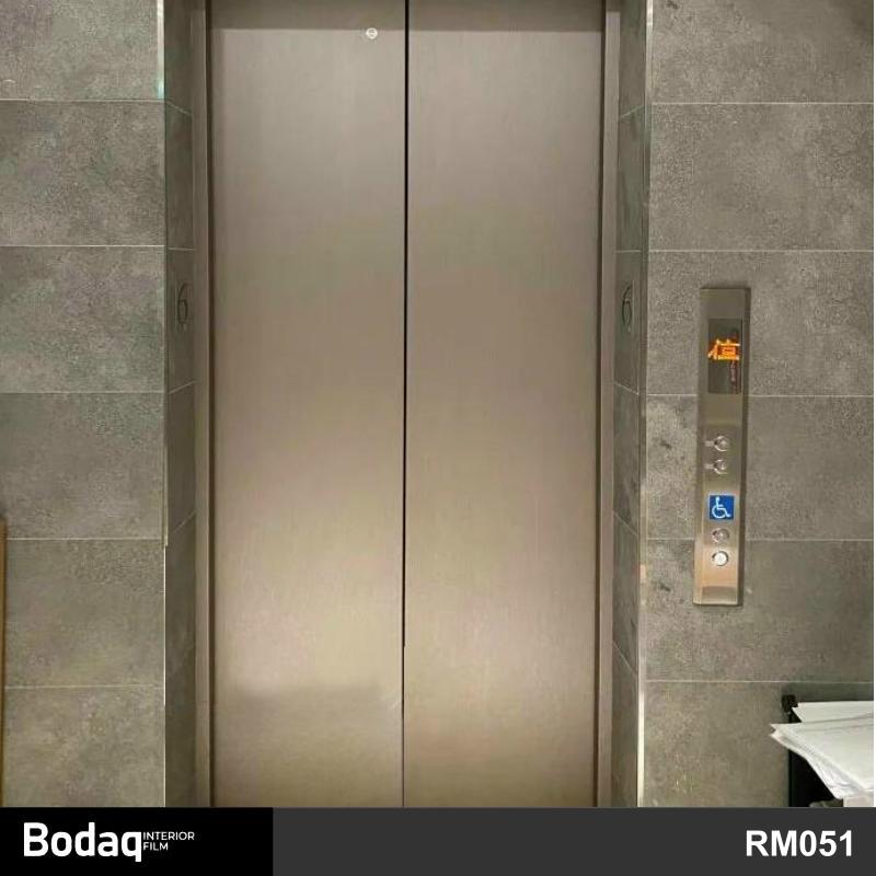 電梯貼膜 寫字樓商廈大堂電梯門翻新改色貼膜 BODAQ RM051