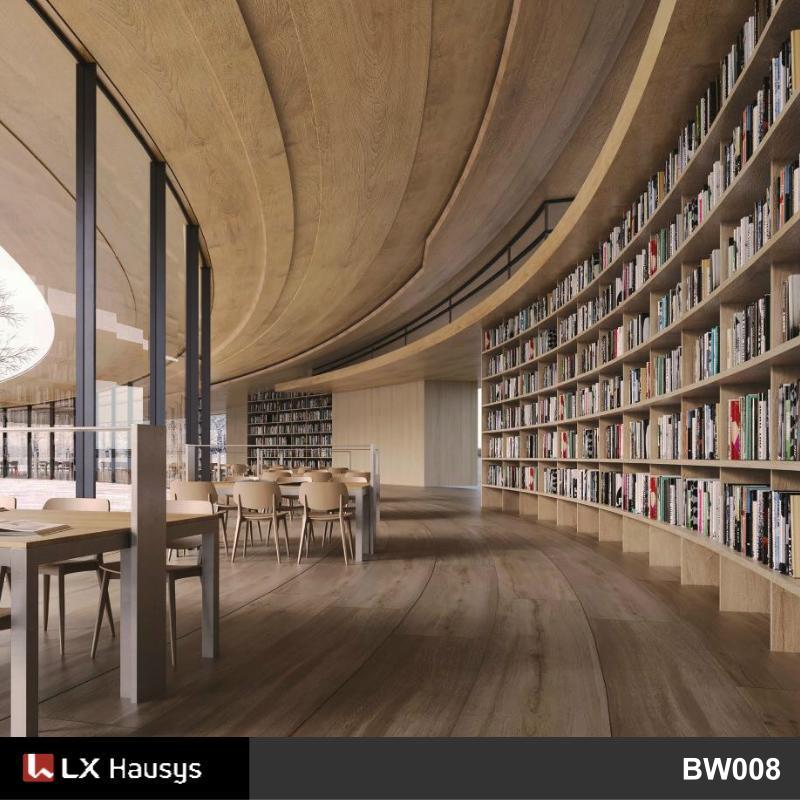 書吧圖書館書店裝修翻新轉色貼膜 LX Hausys BW008