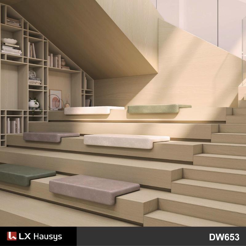 商業貼膜 公共辦公室休息區裝修翻新轉色貼膜 LX Hausys DW653