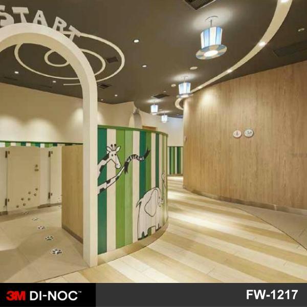 商業貼膜 兒童樂園遊戲室裝修翻新轉色貼膜 3M Di-Noc FW-1217