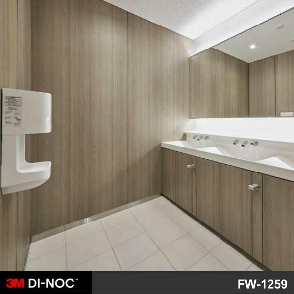 商業貼膜 公共洗手間廁所裝修翻新轉色貼膜 3M Di-Noc FW-1259