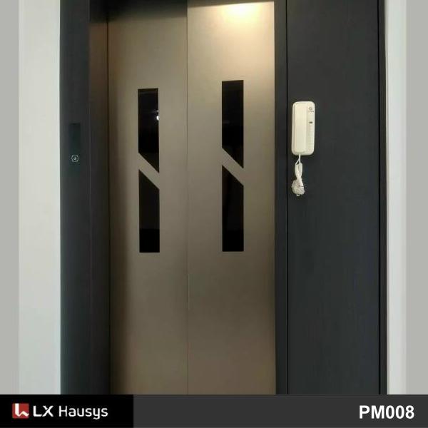 電梯貼膜 社區大廈升降機門外框翻新轉色貼膜 LG Hausys PM008