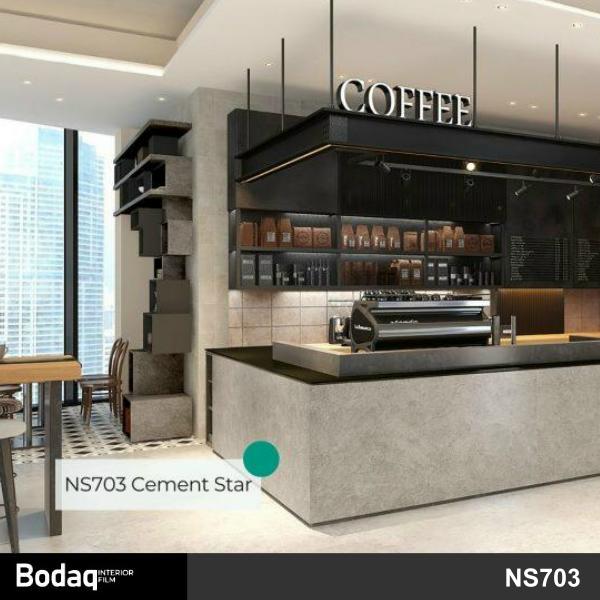 商業貼膜 咖啡店前台收銀台牆壁裝飾翻新轉色貼膜 Bodaq NS703