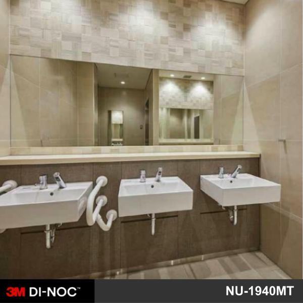 商業貼膜 洗手間廁所牆門裝修翻新轉色貼膜 3M Di-Noc NU-1940MT