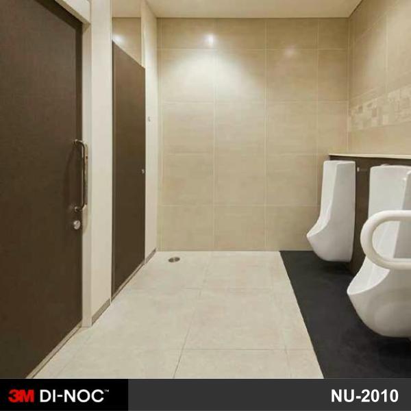 商業貼膜 商場衛生間門牆裝修翻新轉色貼膜 3M Di-Noc NU-2010