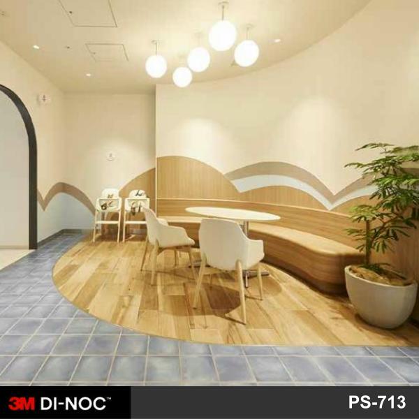 商業貼膜 商場母嬰室休息區裝修翻新轉色貼膜 3M Di-Noc PS-713
