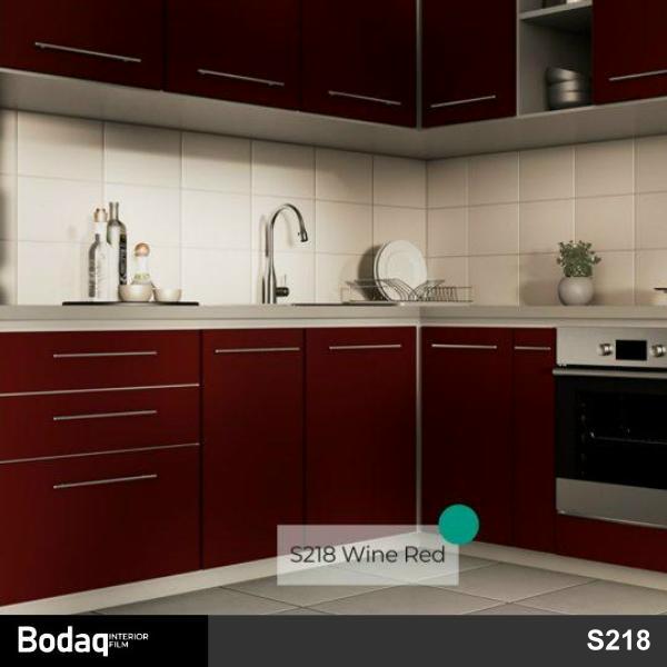 住宅貼膜 廚房組合櫃牆櫃設計裝修翻新改色貼膜 Bodaq S218
