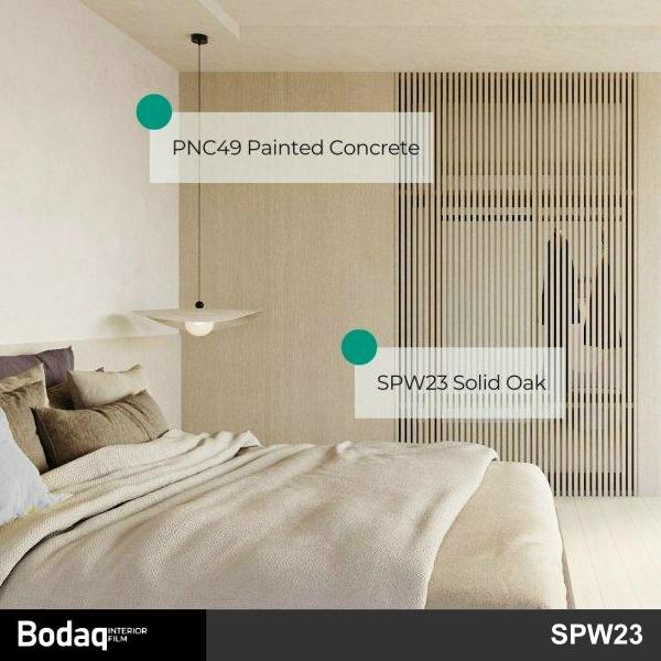 住宅貼膜 睡房主人房牆壁裝飾翻新改色貼膜 Bodaq SPW23