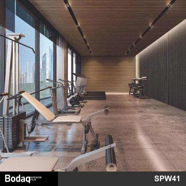 商業貼膜 健身俱樂部會所牆壁裝飾翻新轉色貼膜 Bodaq SPW41