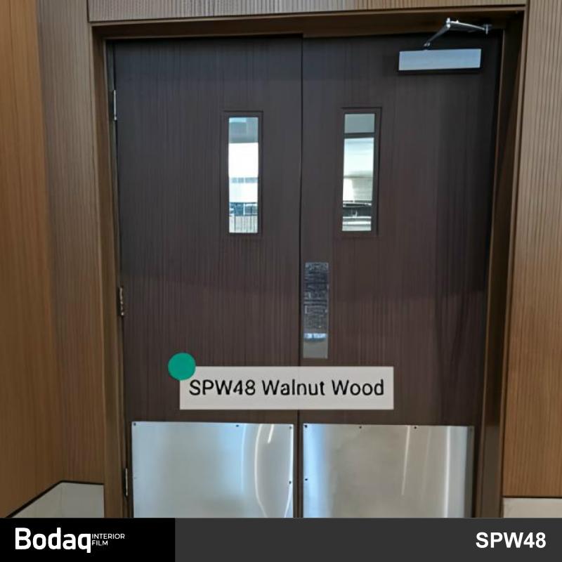 門片貼膜 酒店廚房後門門框裝飾翻新改色貼膜 Bodaq SPW48