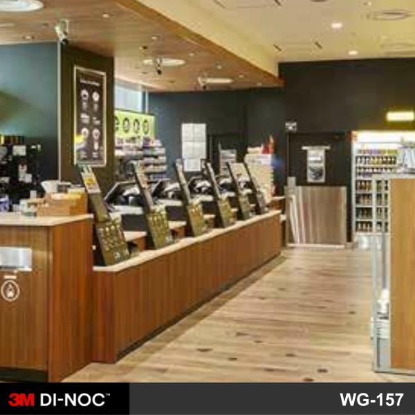 商業貼膜 超級市場便利店裝修翻新轉色貼膜 3M Di-Noc WG-157
