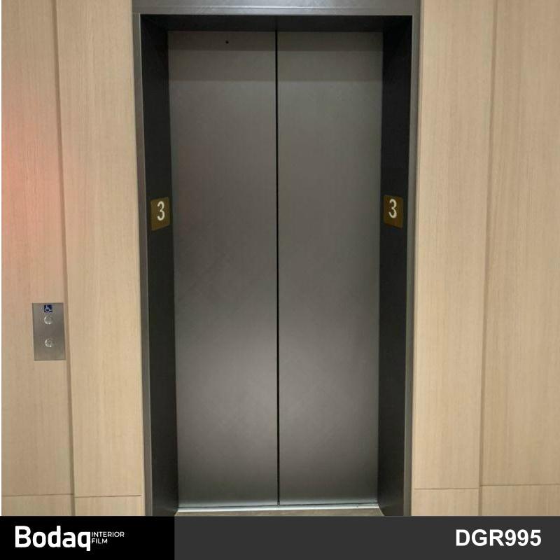 電梯貼膜 公寓大廈客梯升降機裝修翻新轉色貼膜 Bodaq DGR995