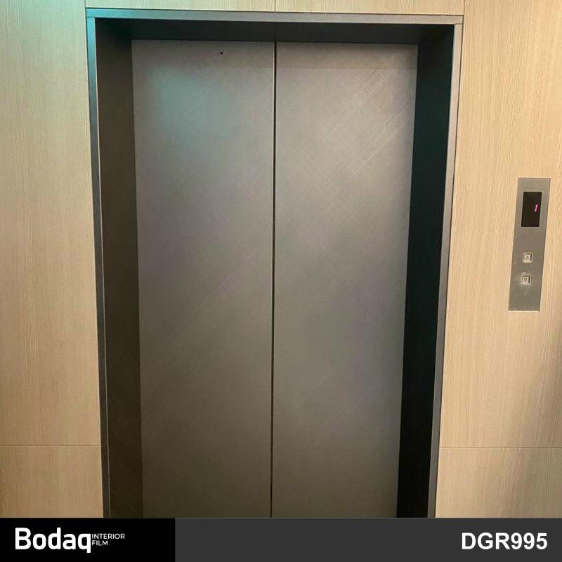 電梯貼膜 大廈客梯大堂升降機裝修翻新轉色貼膜 Bodaq DGR995