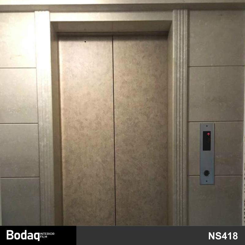 電梯貼膜 大廈客梯大堂升降機裝修翻新轉色貼膜 Bodaq NS418