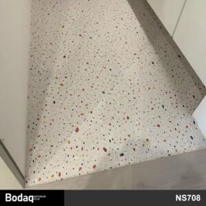 地板貼膜 住家大門鞋櫃玄關地面石紋裝飾地板貼膜 Bodaq NS708
