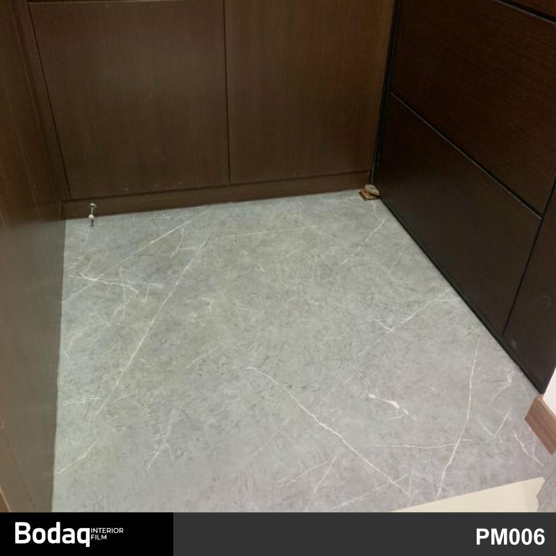 地板貼膜 屋苑住宅大門鞋櫃玄關石紋裝飾瓷磚地貼膜 Bodaq PM006