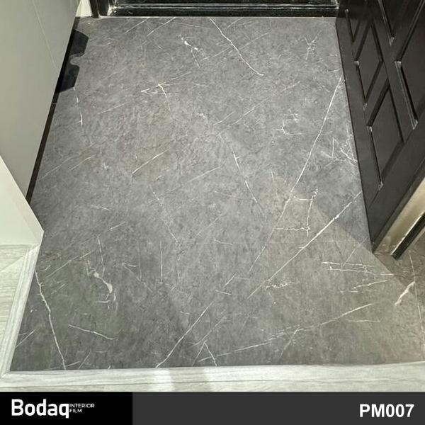 地板貼膜 屋苑住宅大門鞋櫃玄關石紋裝飾瓷磚地貼膜 Bodaq PM007