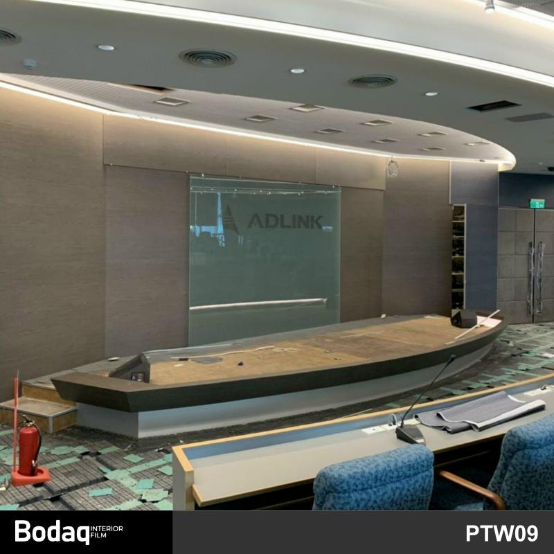 牆壁貼膜 會議室培訓室演講台牆面裝飾翻新轉色貼膜 Bodaq PTW09