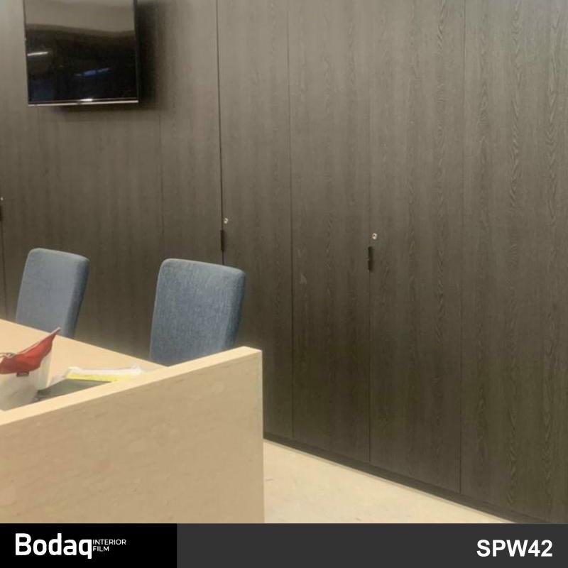 牆壁貼膜 辦公室前台電視牆牆面裝飾翻新轉色貼膜 Bodaq SPW42