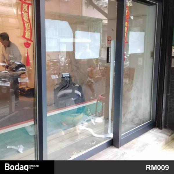 門片貼膜 店舖自動門金屬門框裝飾翻新改色貼膜 Bodaq RM009